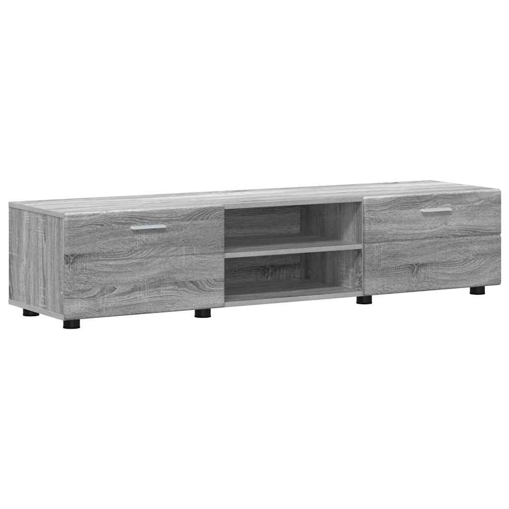 vidaXL TV Cabinet Set FLORIN 3 pcs Grey Sonoma Engineered Wood