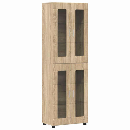 vidaXL TV Cabinet Set FLORIN 3 pcs Sonoma Oak Engineered Wood