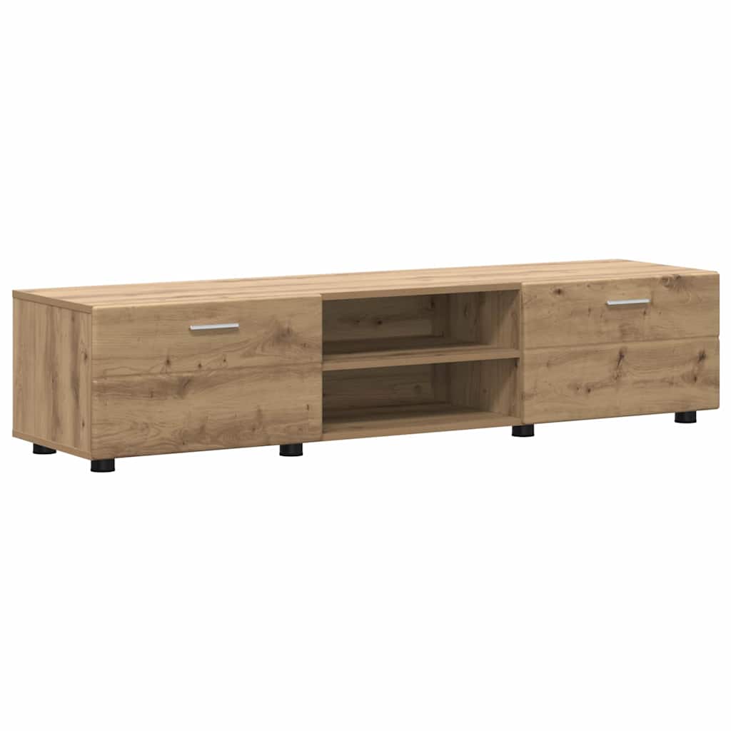 vidaXL TV Cabinet Set FLORIN 3 pcs Artisan Oak Engineered Wood