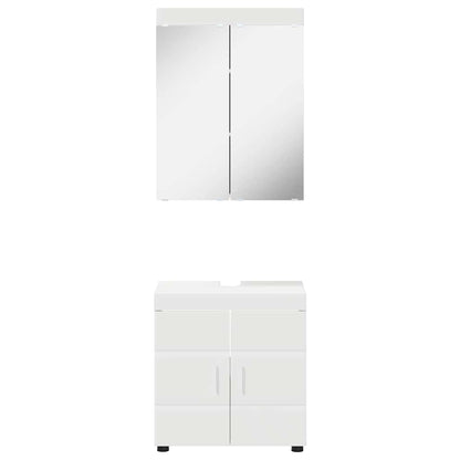 vidaXL Bathroom Furniture Set TULUM 2 pcs White 60 x 34 x 63 cm