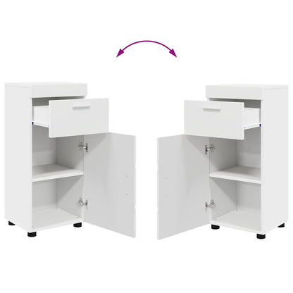 vidaXL Bathroom Furniture Set with Drawer TULUM White Engineered Wood