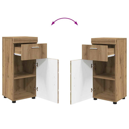 vidaXL Bathroom Furniture Set TULUM Artisan Oak Engineered Wood