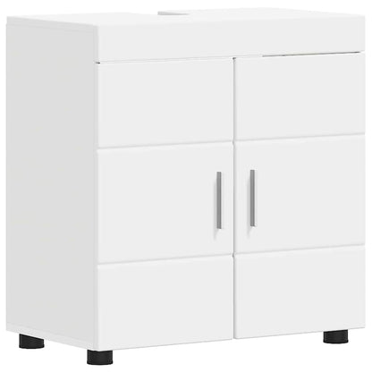 vidaXL Bathroom Furniture Set with Drawer TULUM White Engineered Wood