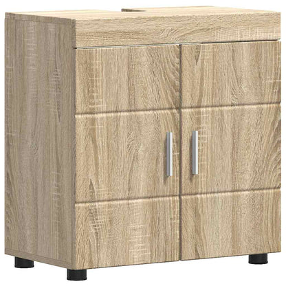 vidaXL Bathroom Furniture Set TULUM Sonoma Oak Engineered Wood