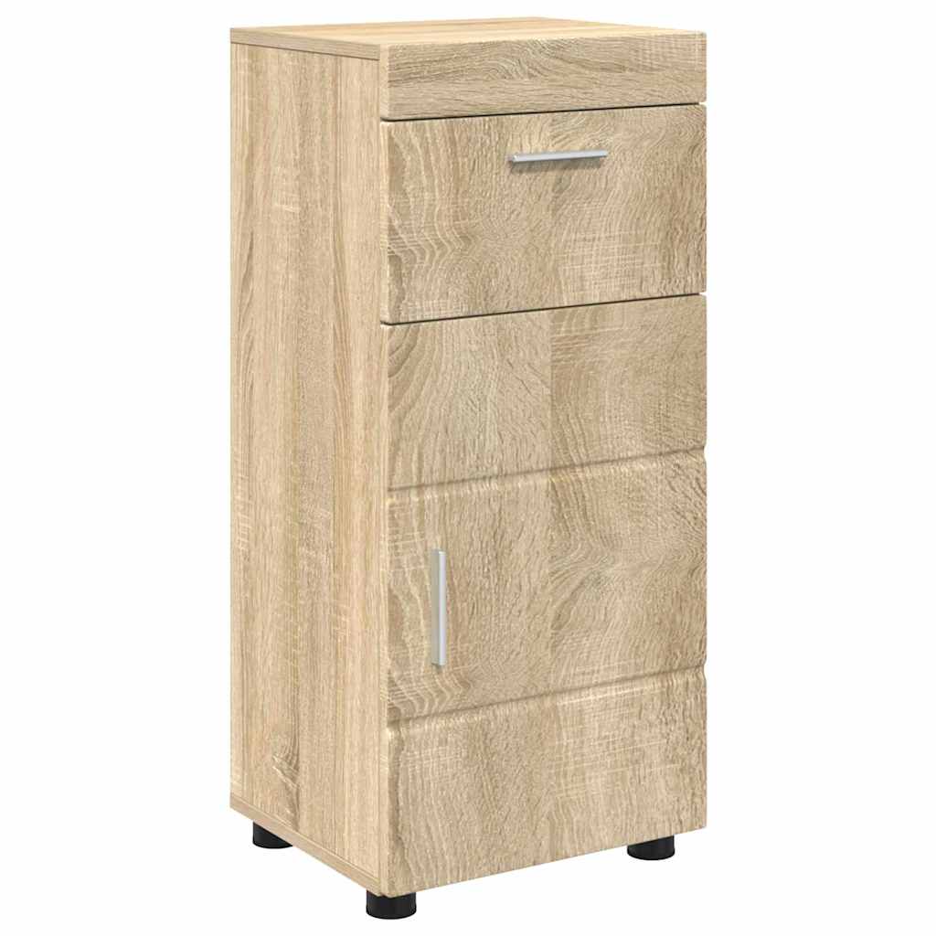 vidaXL Bathroom Furniture Set TULUM Sonoma Oak Engineered Wood