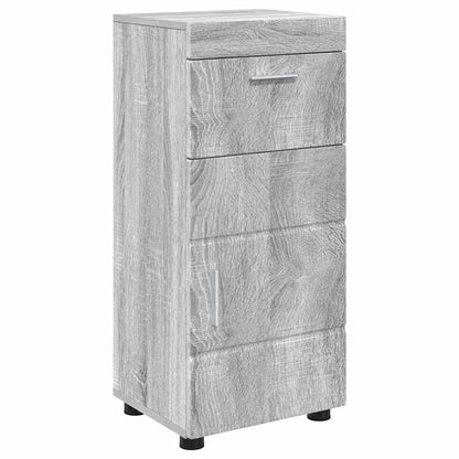 vidaXL Bathroom Furniture Set TULUM Grey Sonoma Engineered Wood