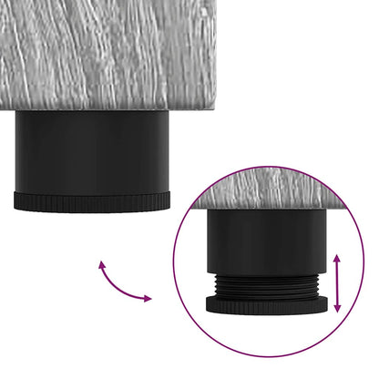 vidaXL Bathroom Furniture Set TULUM Grey Sonoma Engineered Wood