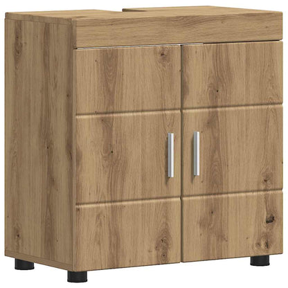 vidaXL Bathroom Furniture Set TULUM Artisan Oak Engineered Wood