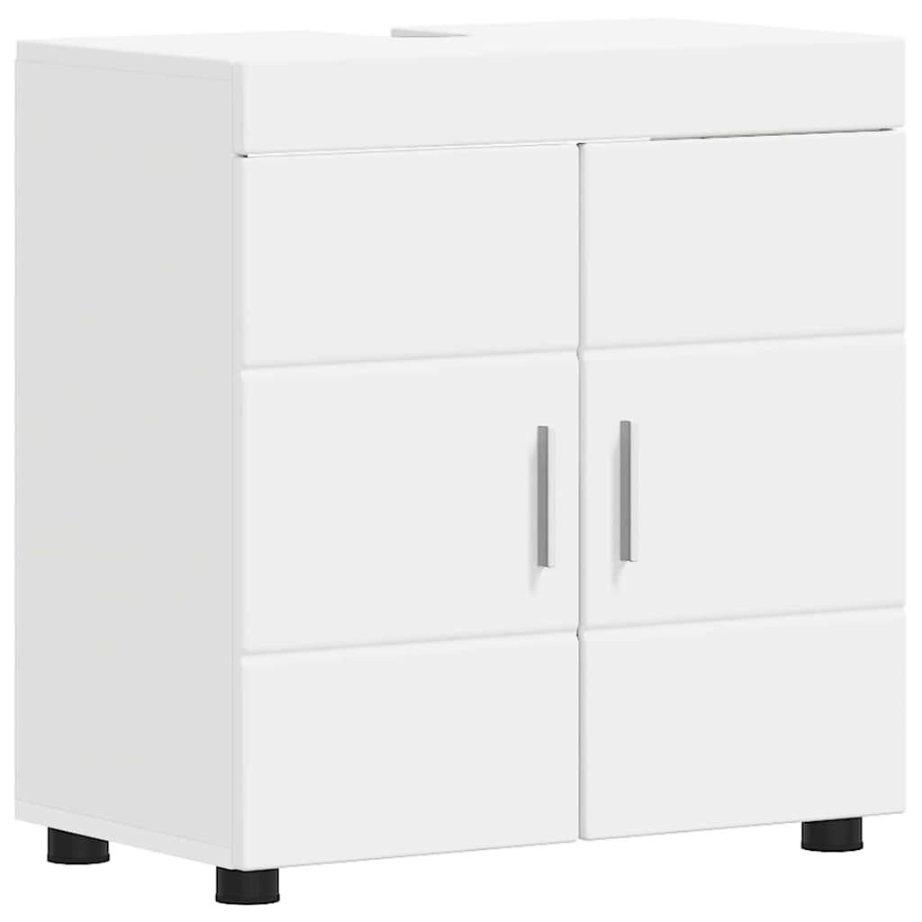 vidaXL Bathroom Furniture Set with Drawer TULUM White Engineered Wood
