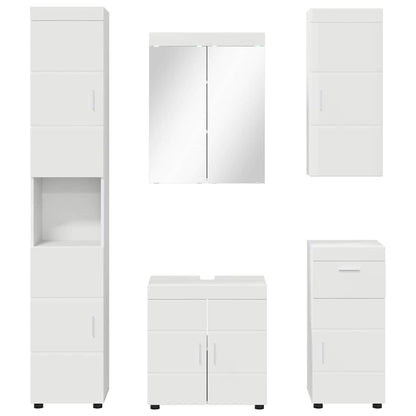 vidaXL Bathroom Furniture Set with Drawer TULUM White Engineered Wood