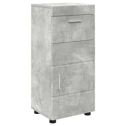 vidaXL Bathroom Furniture Set TULUM 5 pcs Concrete Grey