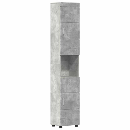 vidaXL Bathroom Furniture Set TULUM 5 pcs Concrete Grey