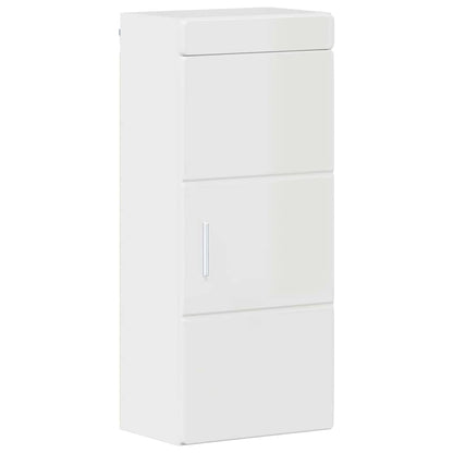 vidaXL Bathroom Furniture Set TULUM 5 pcs High Gloss White