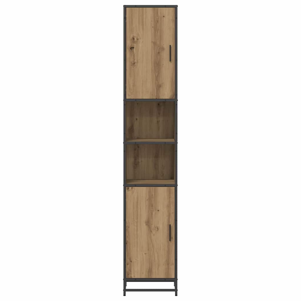 vidaXL Bathroom Furniture Set Artisan Oak 35 x 37.5 x 188.5 cm