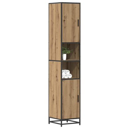 vidaXL Bathroom Furniture Set Artisan Oak 35 x 37.5 x 188.5 cm