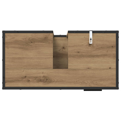 vidaXL Bathroom Furniture Set 2 pcs Artisan Oak Engineered Wood