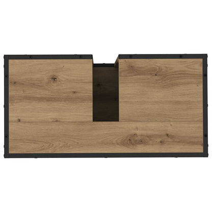 vidaXL Bathroom Furniture Set 4 pcs Artisan Oak Engineered Wood