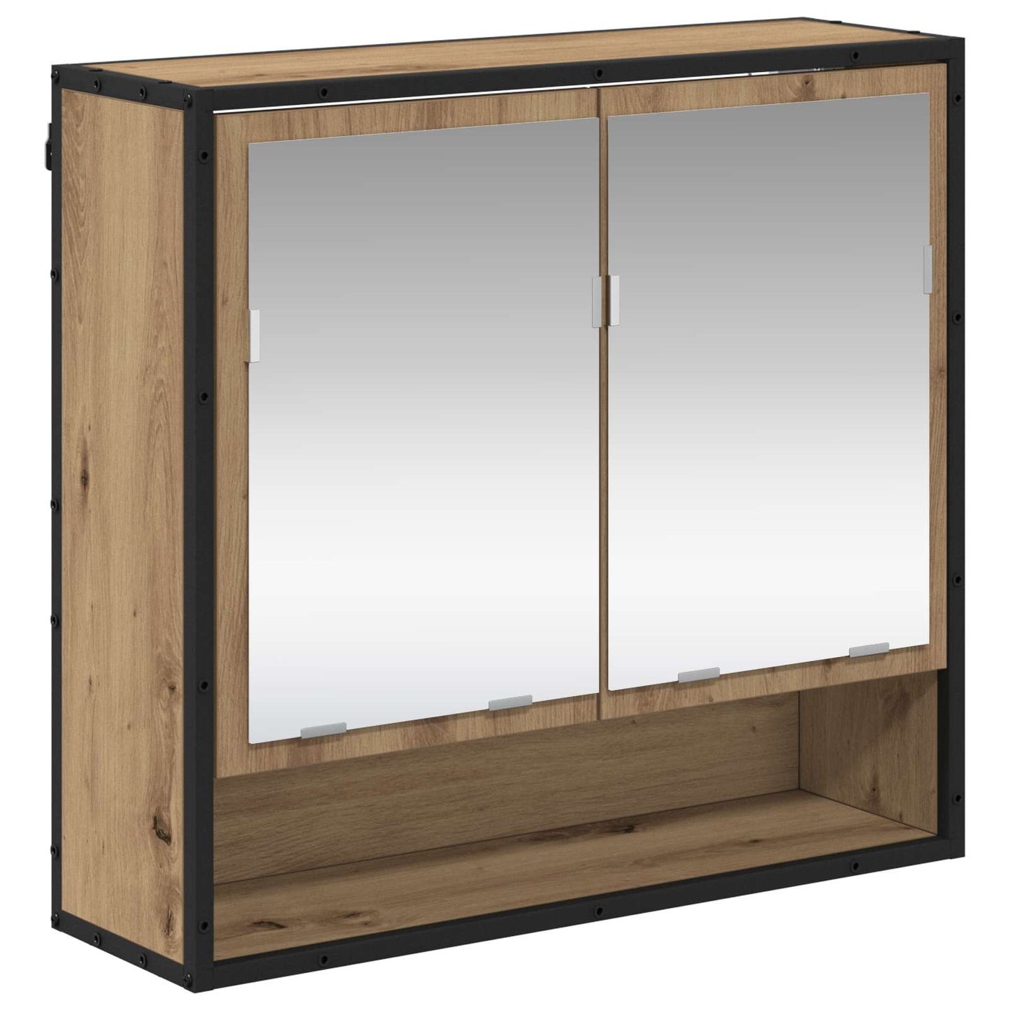 vidaXL Bathroom Furniture Set 3 pcs Artisan Oak Engineered Wood