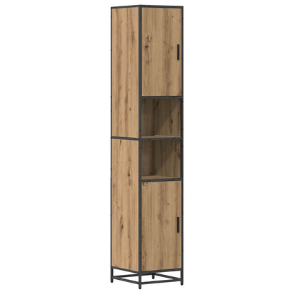 vidaXL Bathroom Furniture Set 3 pcs Artisan Oak Engineered Wood