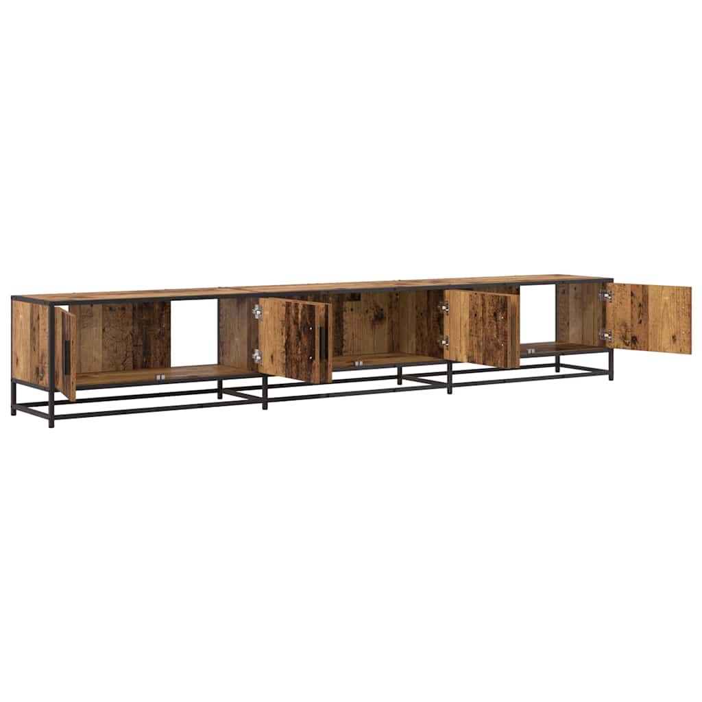 vidaXL TV Units 240 x 35 x 41 cm Old Wood Engineered wood