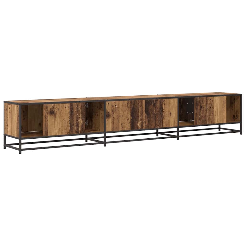 vidaXL TV Units 240 x 35 x 41 cm Old Wood Engineered wood