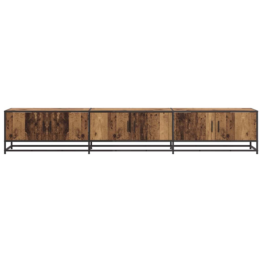vidaXL TV Units 240 x 35 x 41 cm Old Wood Engineered wood