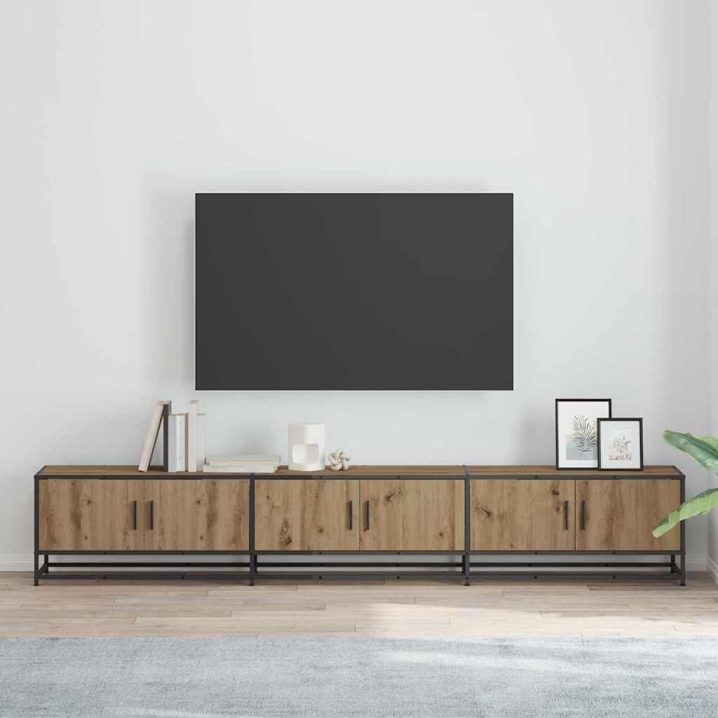vidaXL TV Units 240 x 35 x 41 cm Artisan Oak Engineered wood