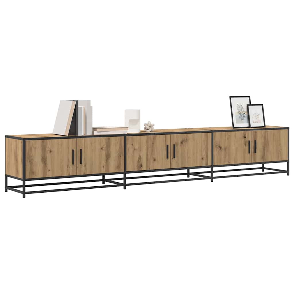 vidaXL TV Units 240 x 35 x 41 cm Artisan Oak Engineered wood