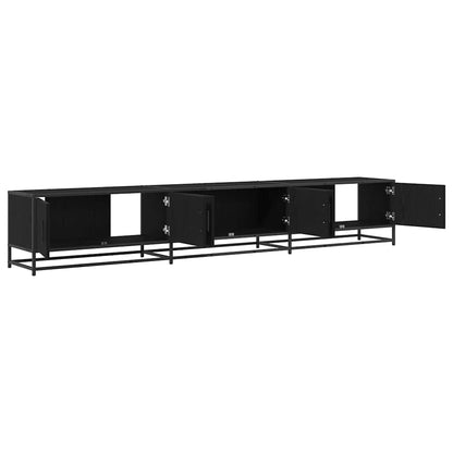 vidaXL TV Units 240 x 35 x 41 cm Black Oak Engineered wood