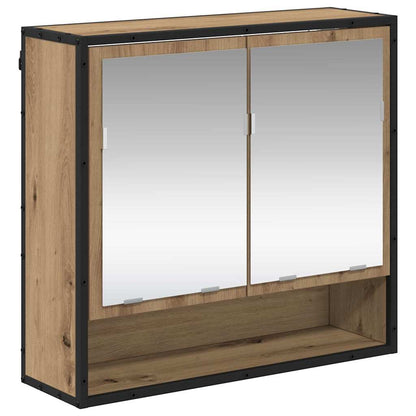 vidaXL Bathroom Furniture Set 3 pcs Artisan Oak Engineered Wood