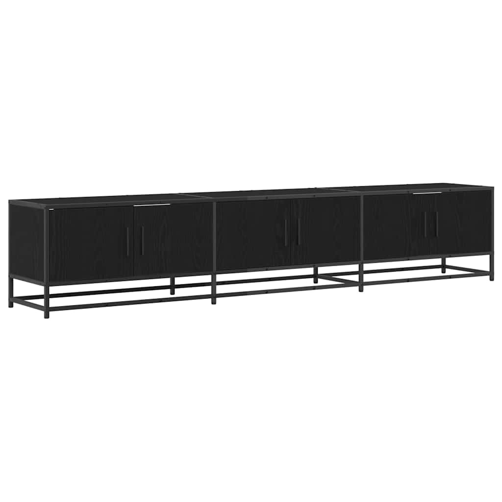 vidaXL TV Units 210 x 35 x 41 cm Black Oak Engineered wood