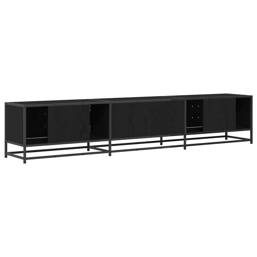 vidaXL TV Units 210 x 35 x 41 cm Black Oak Engineered wood