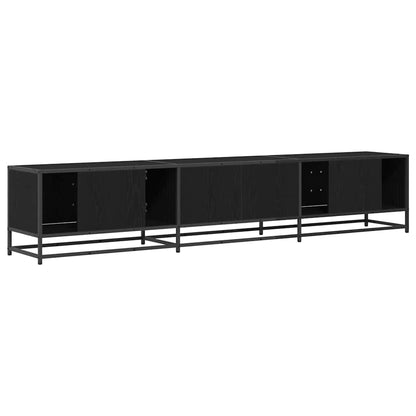 vidaXL TV Units 210 x 35 x 41 cm Black Oak Engineered wood