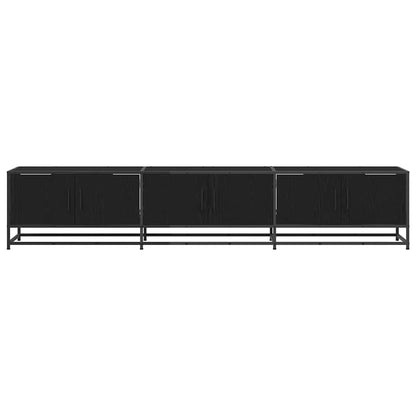 vidaXL TV Units 210 x 35 x 41 cm Black Oak Engineered wood
