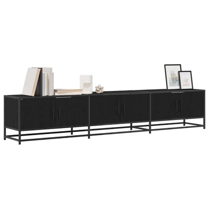vidaXL TV Units 210 x 35 x 41 cm Black Oak Engineered wood