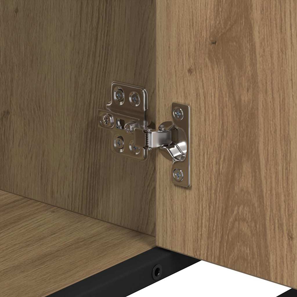 vidaXL Bathroom Furniture Set 3 pcs Artisan Oak Engineered Wood
