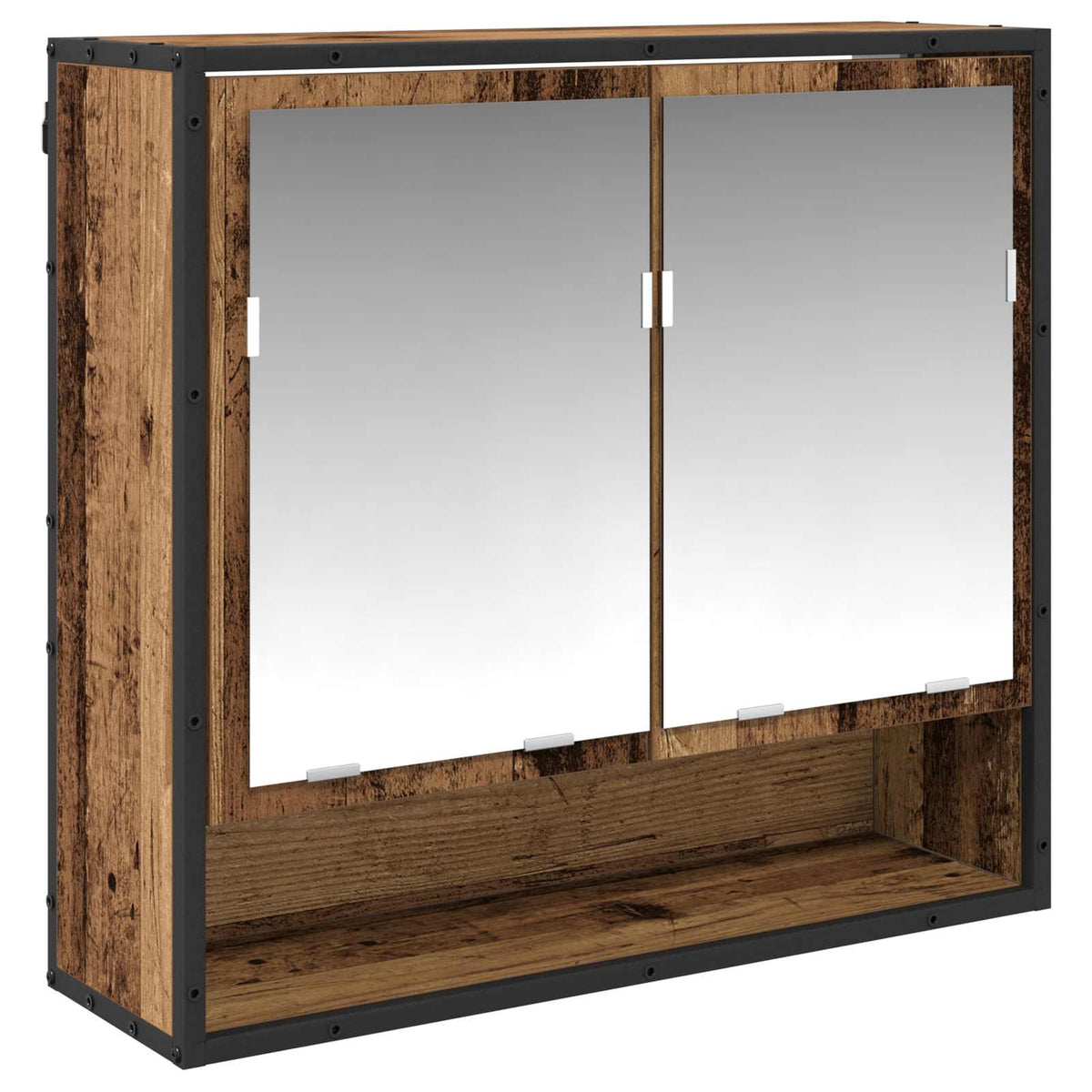 vidaXL Bathroom Furniture Set 2 pcs Old Wood Engineered Wood