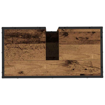 vidaXL Bathroom Furniture Set 2 pcs Old Wood Engineered Wood