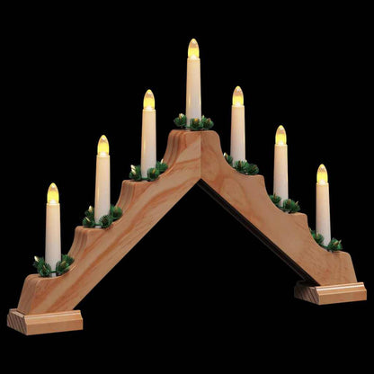 vidaXL Christmas Candle Bridge 3 pcs 7 LEDs Warm White