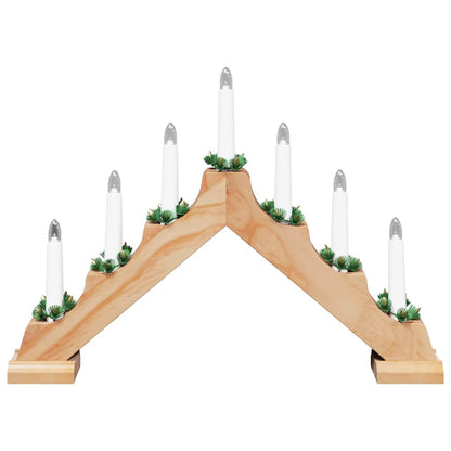 vidaXL Christmas Candle Bridge 3 pcs 7 LEDs Warm White