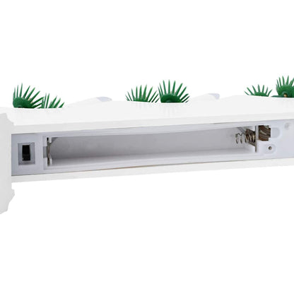 vidaXL Christmas Candle Bridge 7 LEDs Warm White 39.5 x 5 x 29 cm