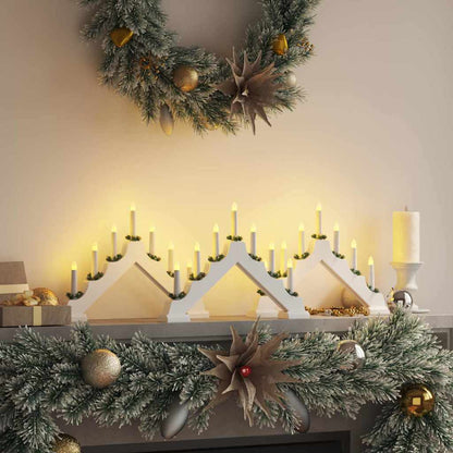 vidaXL Christmas Candle Bridge 3 pcs 7 LEDs Warm White