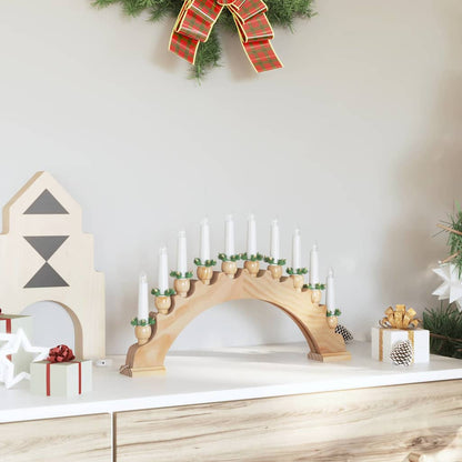vidaXL Christmas Candle Arch with 10 LED Candles LEDs Warm White
