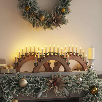 vidaXL Christmas Candle Arch with 10 LED Candles 3 pcs LEDs Warm White