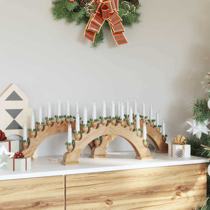 vidaXL Christmas Candle Arch with 10 LED Candles 3 pcs LEDs Warm White