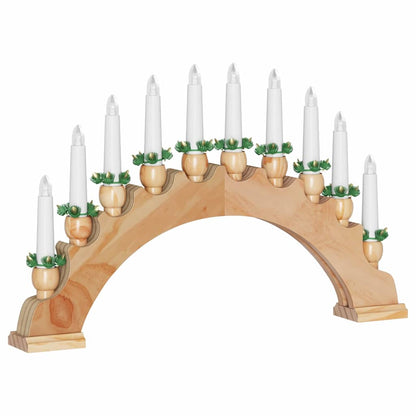 vidaXL Christmas Candle Arch with 10 LED Candles 3 pcs LEDs Warm White