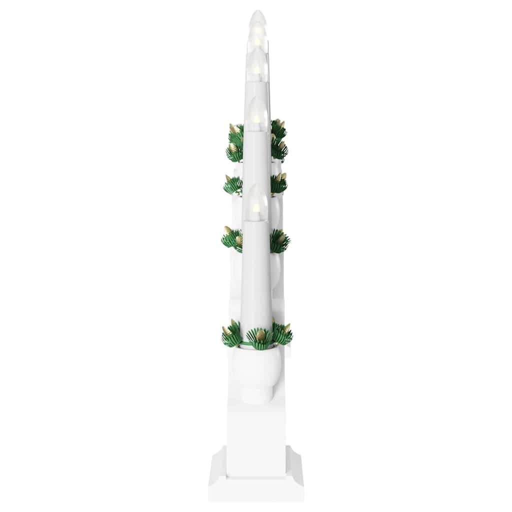 vidaXL Christmas Candle Arch with 10 LED Candles LEDs Warm White