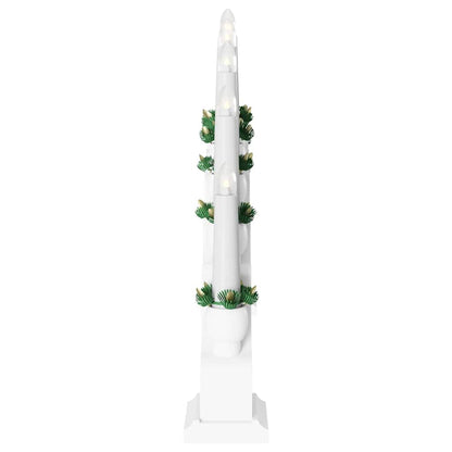 vidaXL Christmas Candle Arch with 10 LED Candles LEDs Warm White