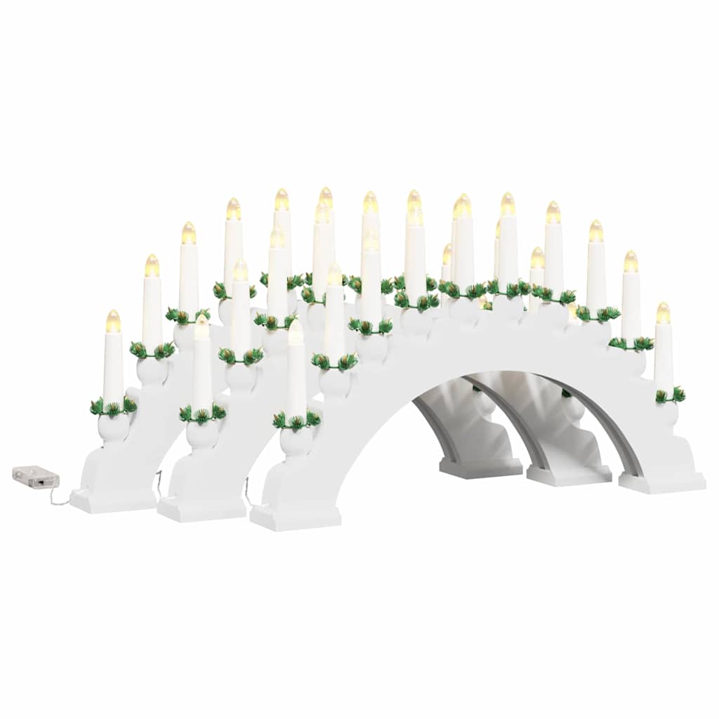 vidaXL Christmas Candle Arch with 10 LED Candles 3 pcs LEDs Warm White