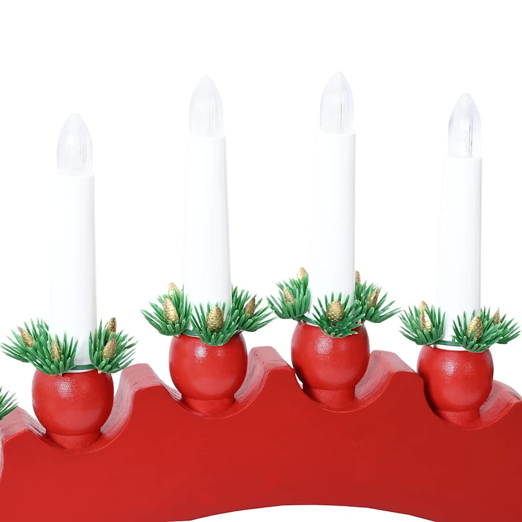 vidaXL Christmas Candle Arch with 10 LED Candles 3 pcs LEDs Warm White